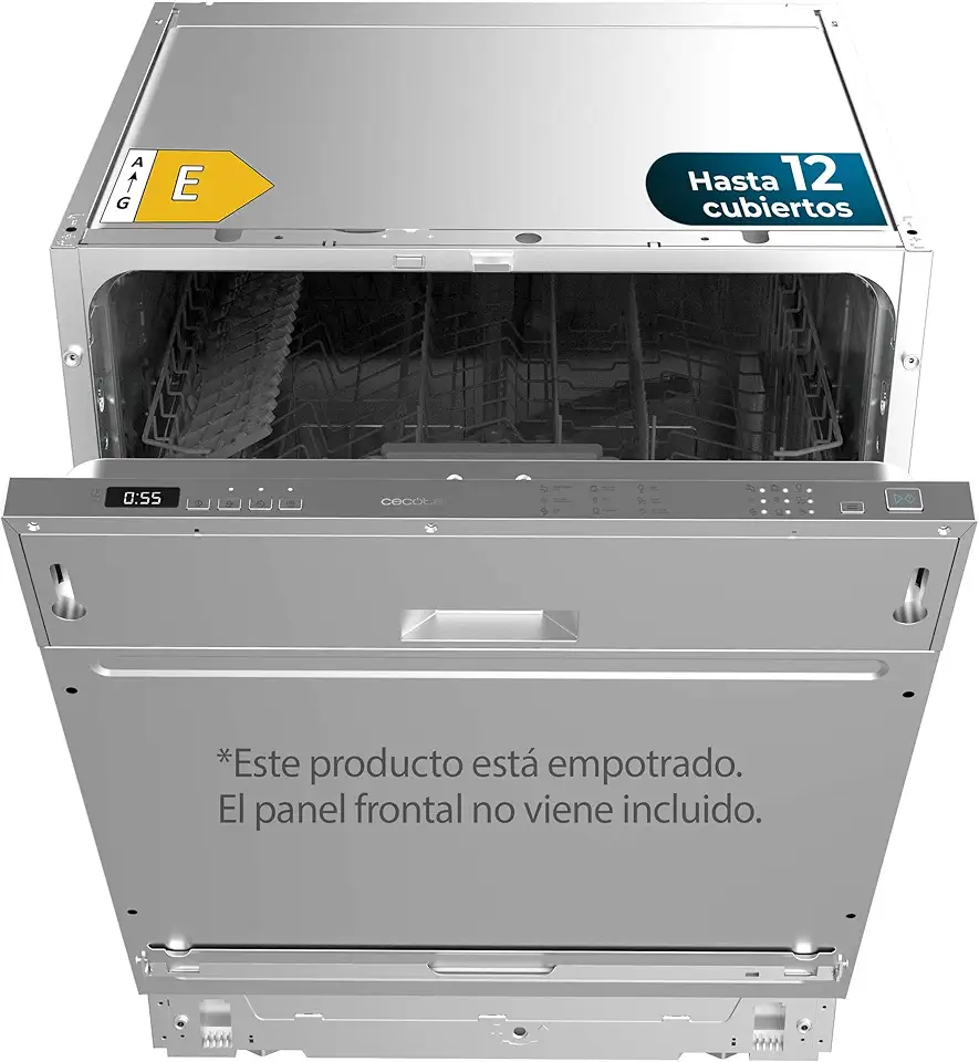 Cecotec - Bolero Aguazero série 60cm - 12 couverts, 7 programmes, 1850W, départ différé - 6110 Full-BI