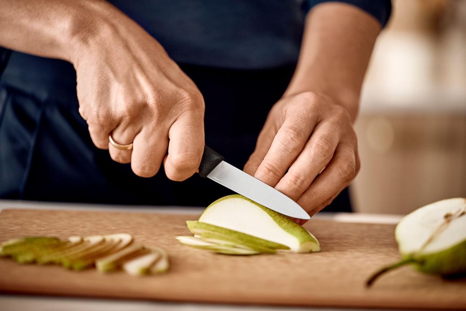 Victorinox - Swiss Classic - 8 cm - Set de couteaux éplucheurs, lames tranchantes, inox