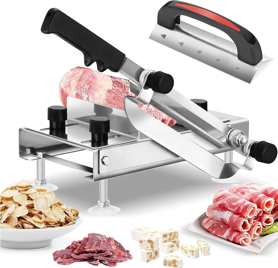BAOSHISHAN – trancheuse manuelle à viande, coupe fine 24 cm, pour bœuf congelé, herbes et ginseng.