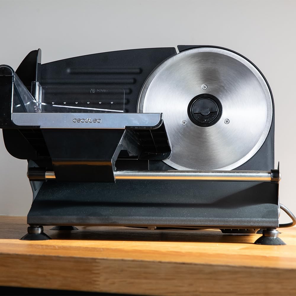 Cecotec - Rock'nCut Shuriken Steel - 200W, lame 190mm, inox, réglage épaisseur