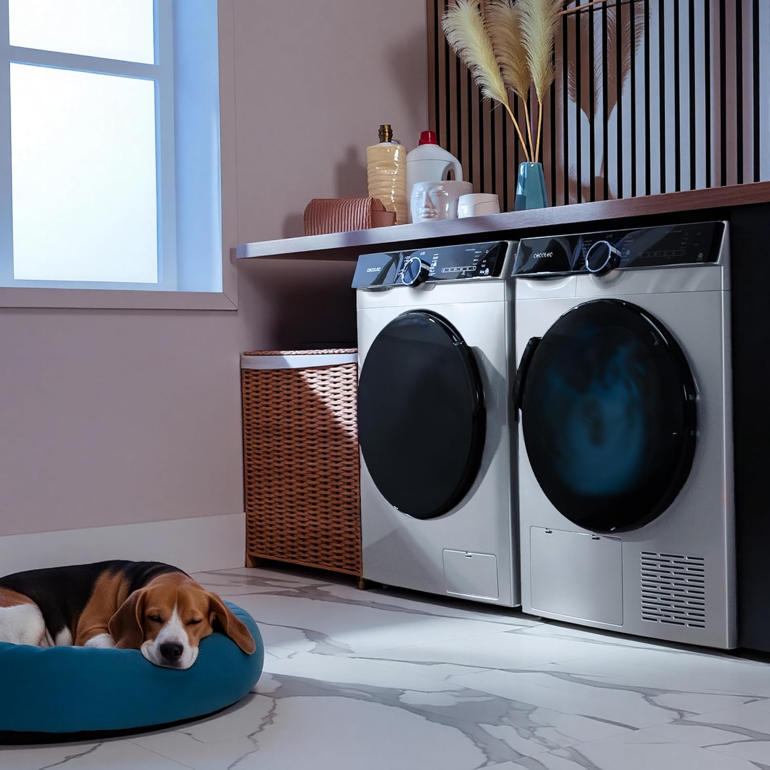 Cecotec - sèche-linge 10kg, pompe à chaleur, A+++, 14 programmes, UV, Bolero Dresscode Dry 10505