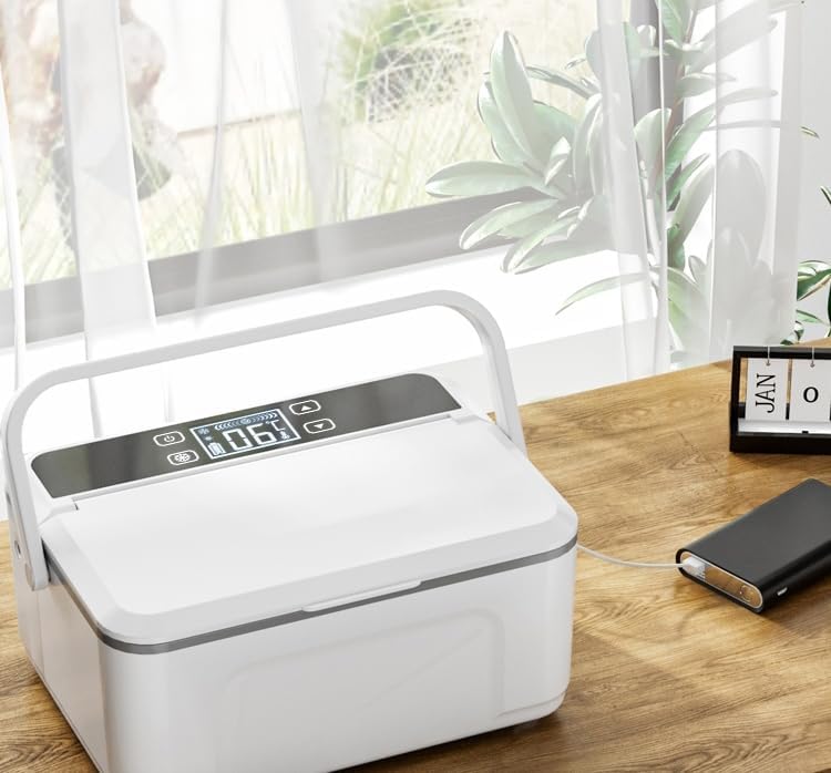Glacière médicale portable - 3 batteries incluses - compacte - réfrigérateur à insuline