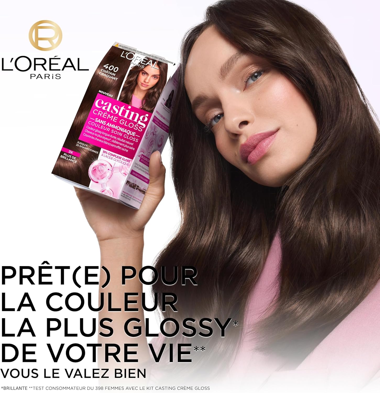 L'Oréal Paris - Casting Crème Gloss - coloration semi-permanente - marron miel, sans ammoniaque