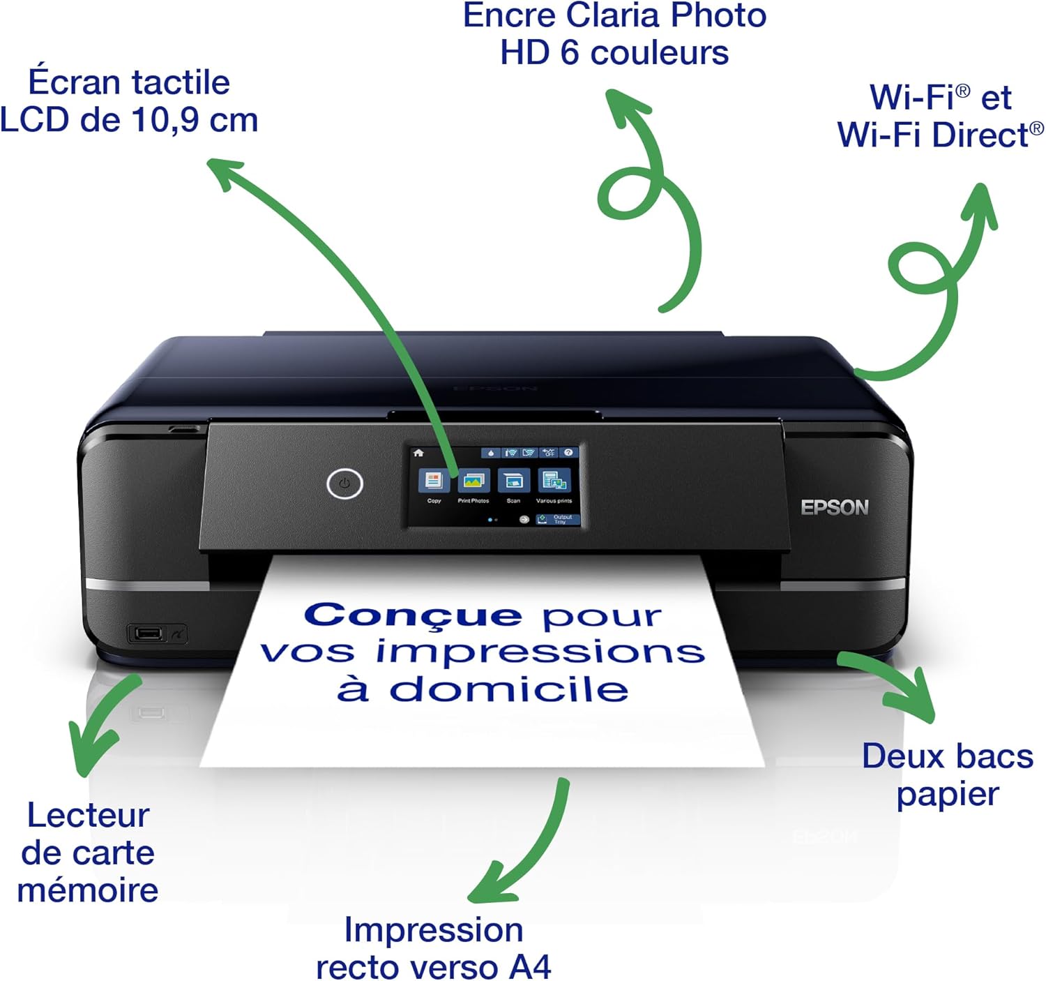 Epson - Expression Photo XP-970 - A3 - jet d’encre 6 couleurs, WiFi, écran tactile