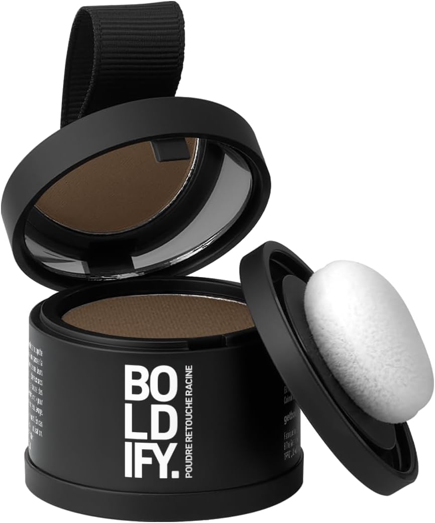 BOLDIFY - poudre racines marron clair - 4g - retouche cheveux gris