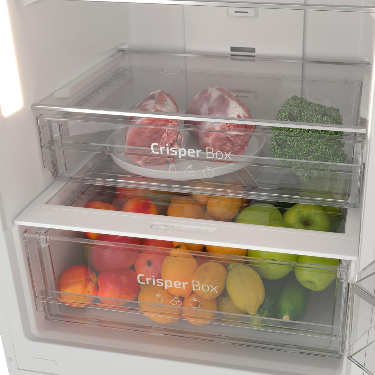 Cecotec - Bolero CoolMarket Combi - 200x60cm - 356L, No Frost, Multi Air Flow, basse conso