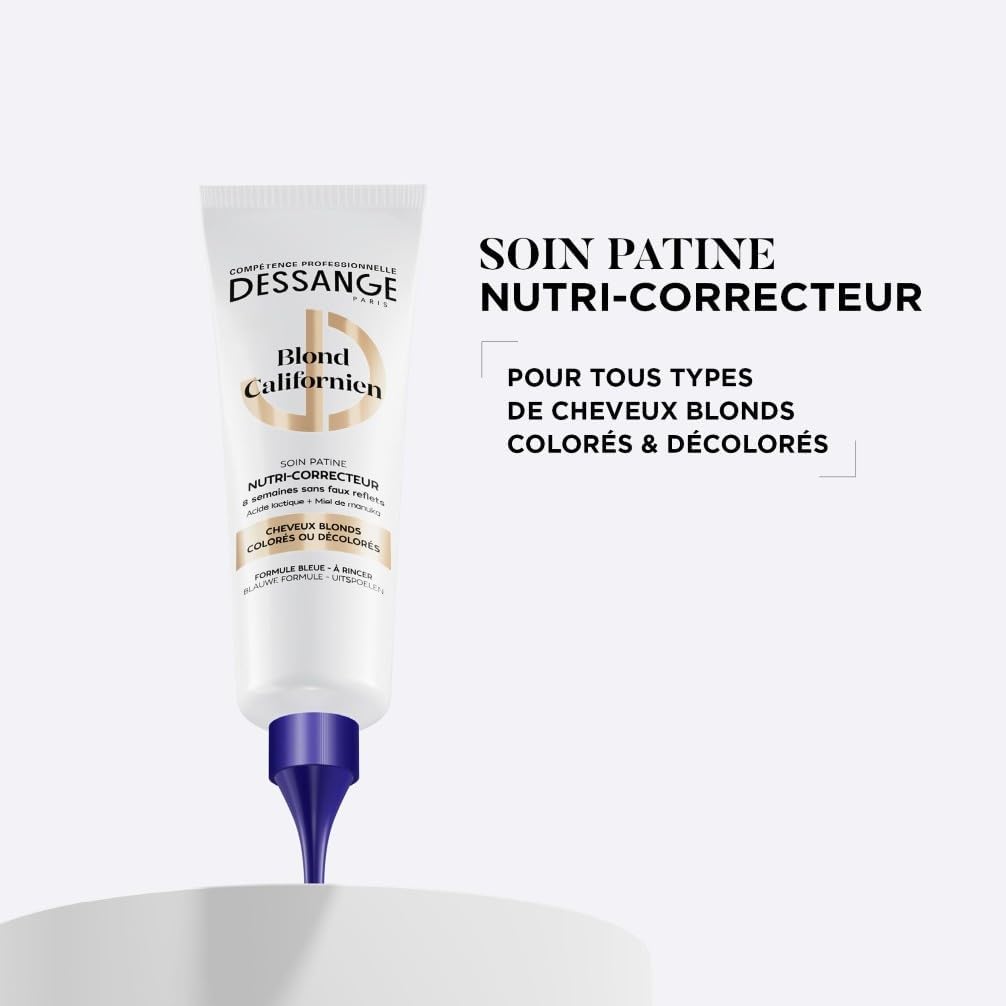 DESSANGE - Soin Patine Blond Californien 140ml - nourrit, neutralise jaunes