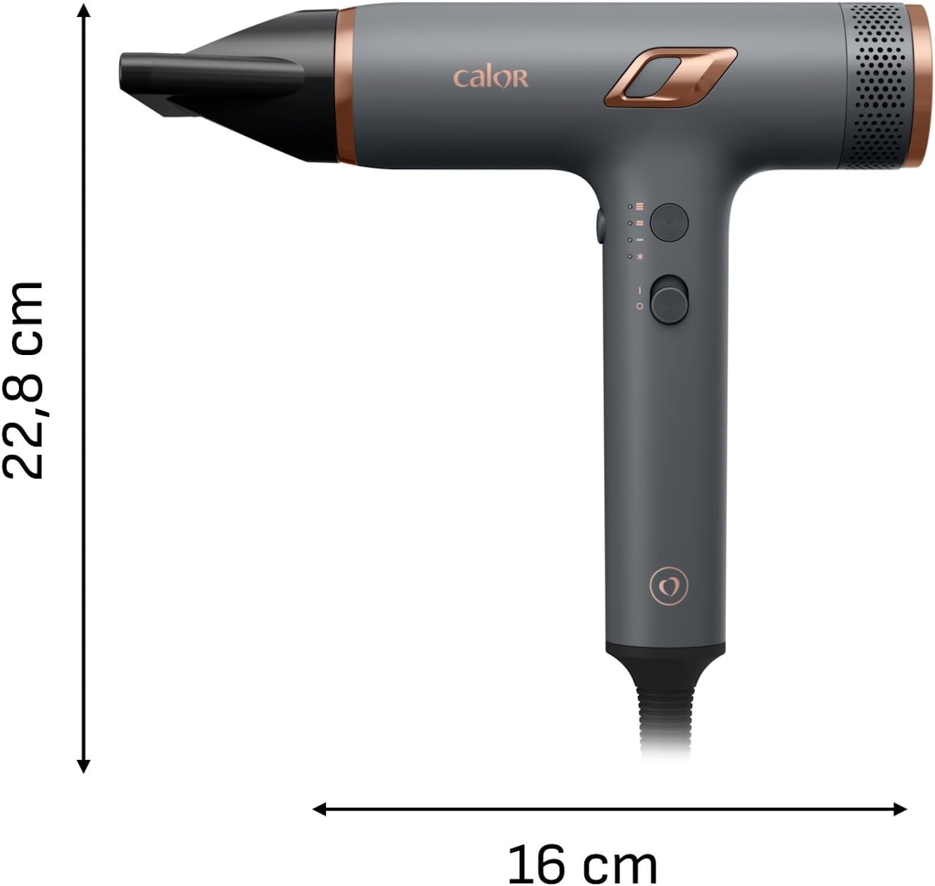 Calor - Nano Sèche-cheveux digital ultra-compact 266km/h - HY8120C0