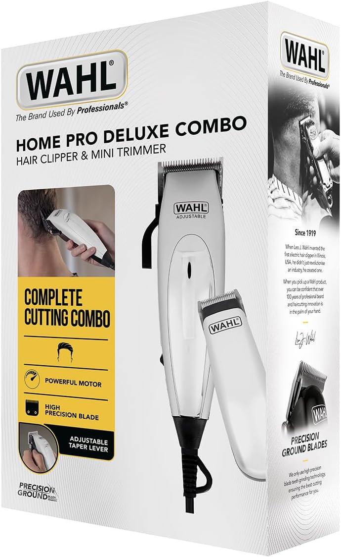 WAHL - Home Pro Deluxe Combo - filaire - lame auto-affûtée, 8 sabots
