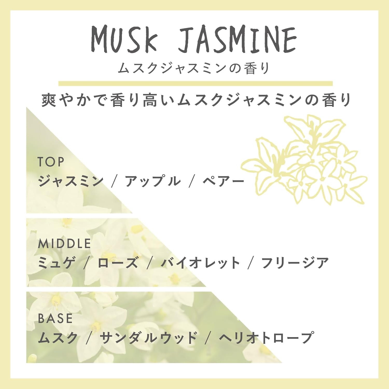 John's Blend - Hair & Body Mist - 110 ml - Parfum Musc Jasmin