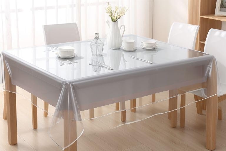 VITA PERFETTA - nappe transparente PVC fine - 140x200 cm - rectangle