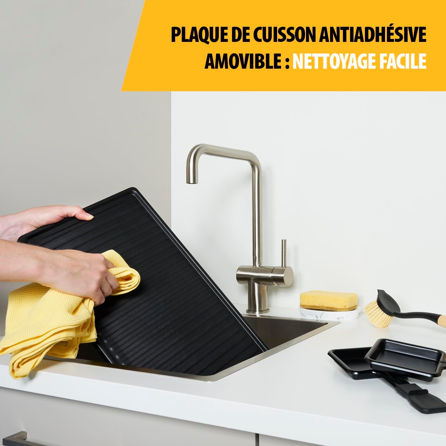 Tristar - Raclette 8 personnes, 42x23 cm, thermostat réglable, RA-2746