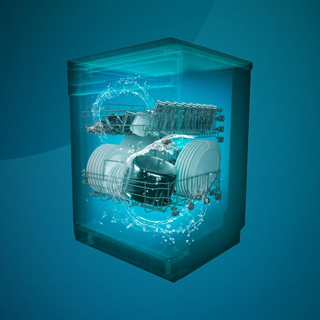 Cecotec - Bolero Aguazero 6700 - 60cm - inox, 15 couverts, classe B, moteur Inverter Plus, Turbo Dry+, 6700